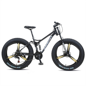 Manufacturer wholesale Big tyre bike 26 inch   thick wheels fat tire bike   big bike mountain bicycle for adult