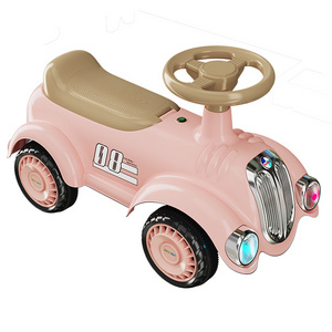 scooter four-wheel anti-rollover twist car baby slider walker Children can sit in the new 1-6 years old