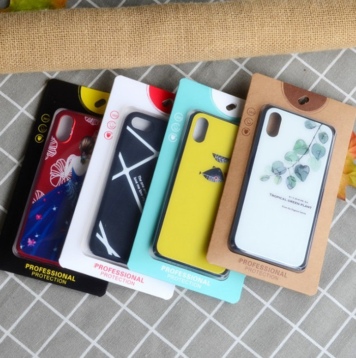 Custom cell phone cover protector case blister packaging Wholesale Hanging Custom Protective Shell Mobile Phone Case Packaging