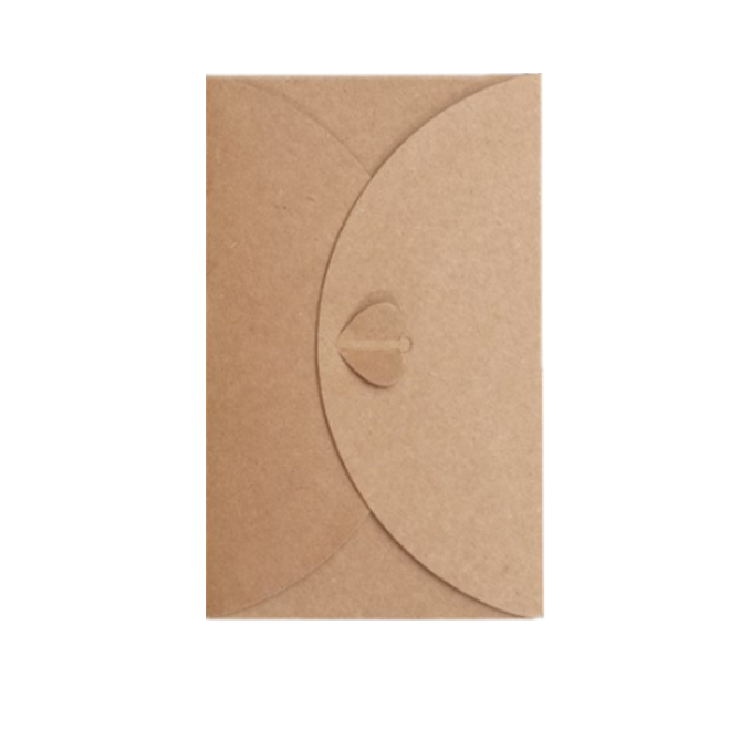 custom Design High End Kraft Paper Card Envelopes with butterfly lock  custom silk scarf packaging black kraft envelope box