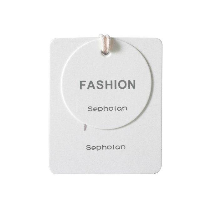 promotional discount label electronic shelf label printing Custom Logo clothes tag clothing women's clothing label