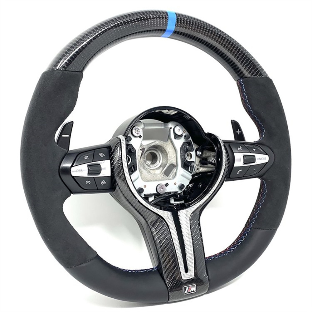 Steering wheel cover carbon fiber