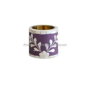 Wholesale New Best Design Indian Handmade Bone Inlay Bakhoor Burner Medkhan Incense Burner from India by RF Crafts