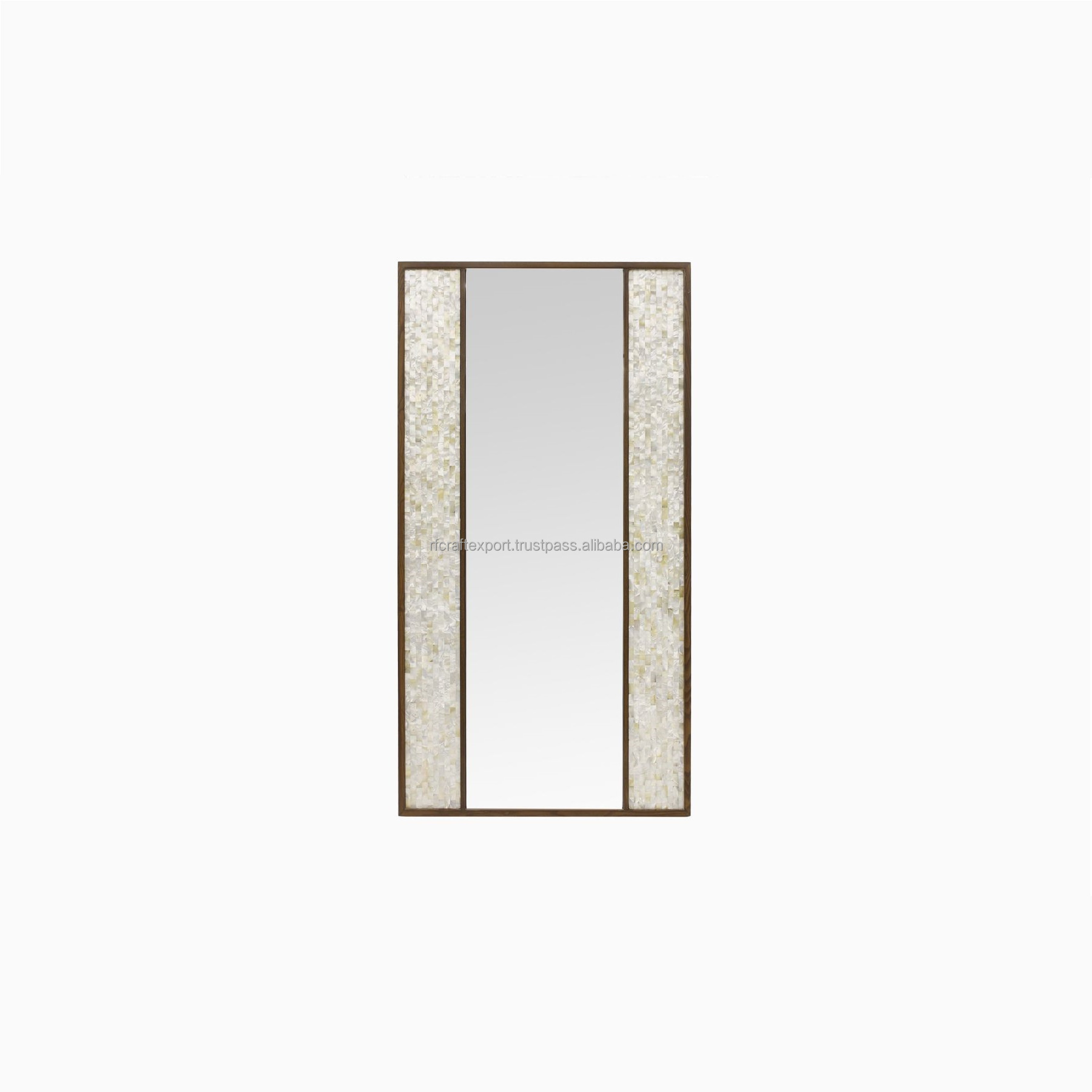 Wholesale Luxury Bone Inlay Mirror Customization Inlay Wall Mirror For Luxury Home Hotel Smart Frame by RF Crafts