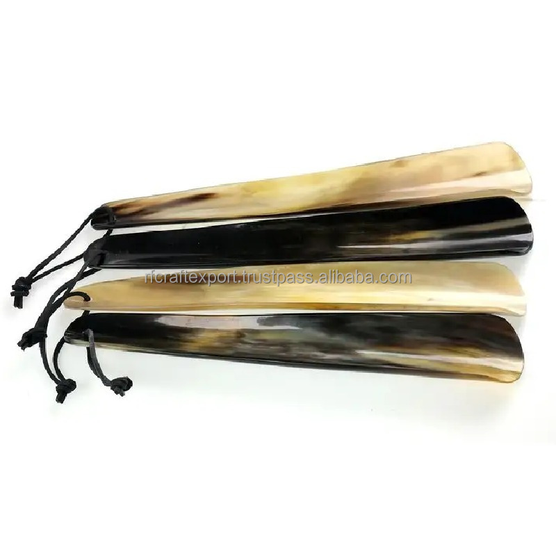 Modern Shoe horn polished Real water buffalo shoe Horn Short and shoehorn India handicraft shoe horn long by RF Crafts