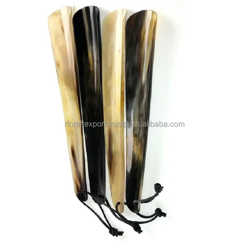 Modern Shoe horn polished Real water buffalo shoe Horn Short and shoehorn India handicraft shoe horn long by RF Crafts