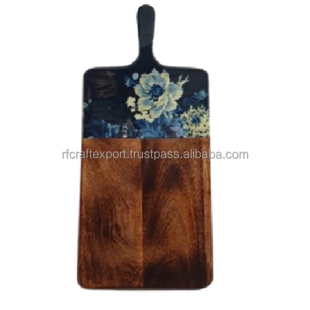 Modern Eco Friendly Wooden Chopping Board Set Acacia Wooden Cutting Board with Handle from Indian Exporter by RF Crafts