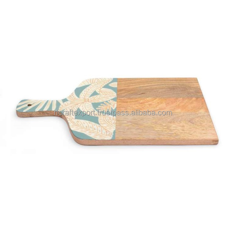 New Design Chopping Board With Wood And Resin Combination Chopping Board For Kitchenware from India by RF Crafts