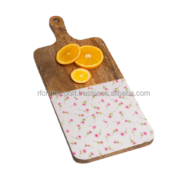 Modern Eco Friendly Wooden Chopping Board Set Acacia Wooden Cutting Board with Handle from Indian Exporter by RF Crafts