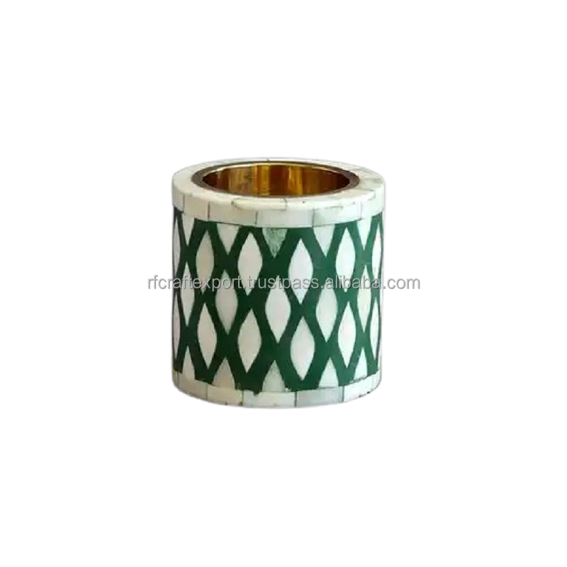 Wholesale New Best Design Indian Handmade Bone Inlay Bakhoor Burner Medkhan Incense Burner from India by RF Crafts