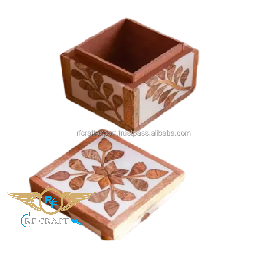 New Arrival wooden Mother of Pearl Inlay Tray Box burner set for Home decoration Arabic Mop Mubkhar Ramadan Gift