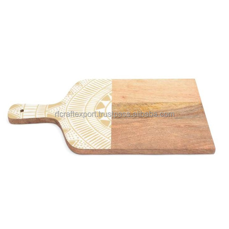 New Design Chopping Board With Wood And Resin Combination Chopping Board For Kitchenware from India by RF Crafts