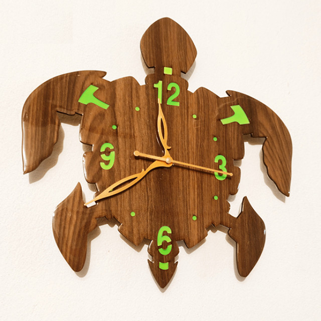 New Best Quality Solid Wood Large Size Wall Clock for Living Room Wall Decoration from India by RF Crafts