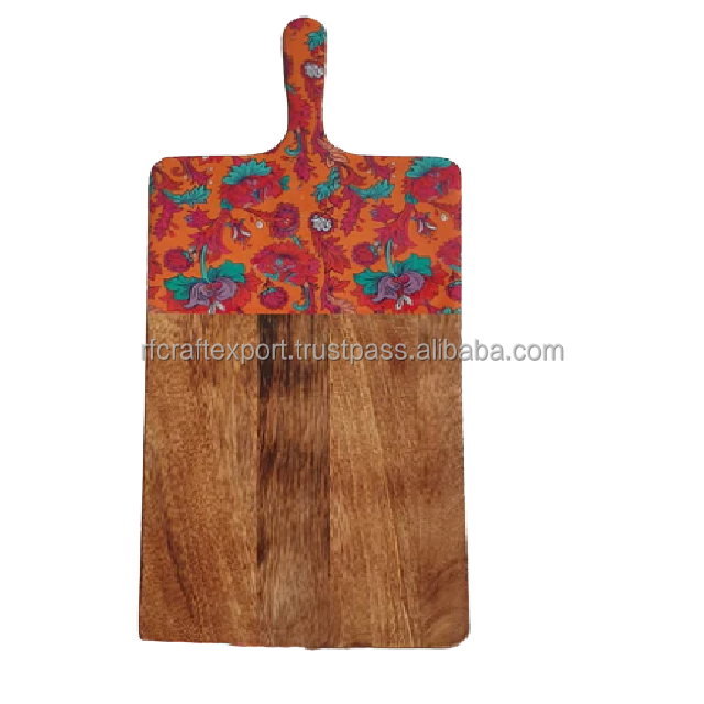 Modern Eco Friendly Wooden Chopping Board Set Acacia Wooden Cutting Board with Handle from Indian Exporter by RF Crafts