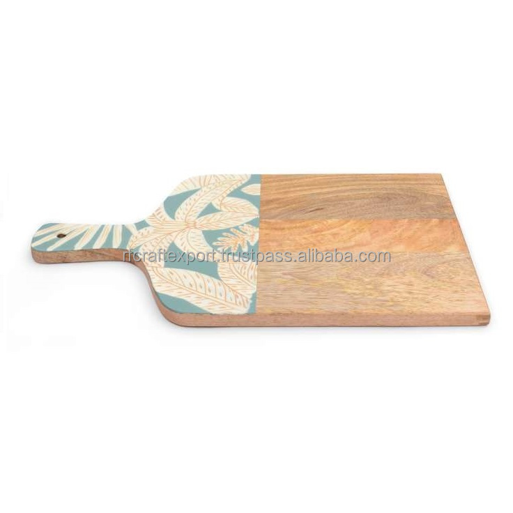 New Design Chopping Board With Wood And Resin Combination Chopping Board For Kitchenware from India by RF Crafts