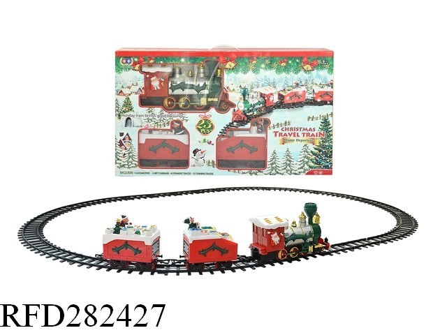 Most popular electric race track with light music rc rail car