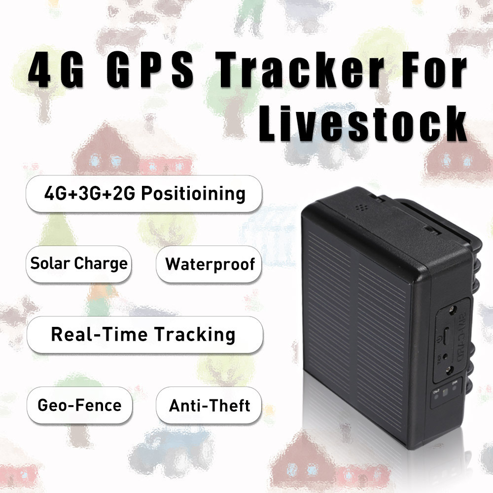 4g solar horse livestock gps tracking devices tracker system software for animals