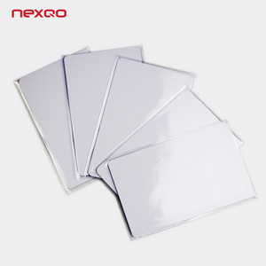 Hot Sale 125khz blank plastic pvc id card with rfid chip for id card printer