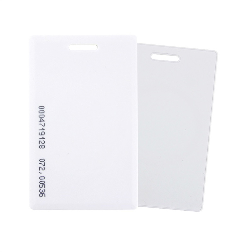 RFID Proximity Card 125KHz RFID/EM 1.8mm Thick Card with EM4200 Chip Clamshell Card for Door Access Control System