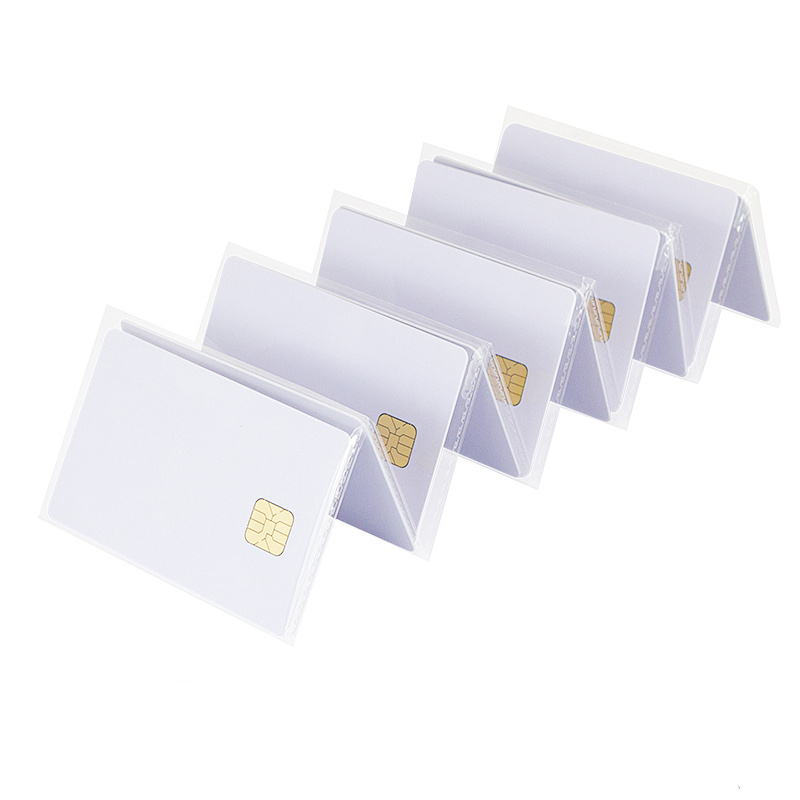 Contact Chip Blank Card Writable Rfid 4442 Contact Rfid  Atm Card 13.56mhz Plastic Card Available Samples Are Free Rfidcardz