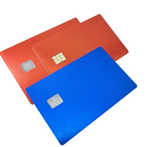 laser engraving aluminum business bank card blanks .8mm metal business credit card