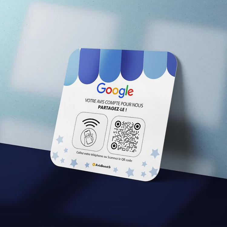 Wholesale 13.56Mhz Program Google NFC Review Card PVC NFC Card