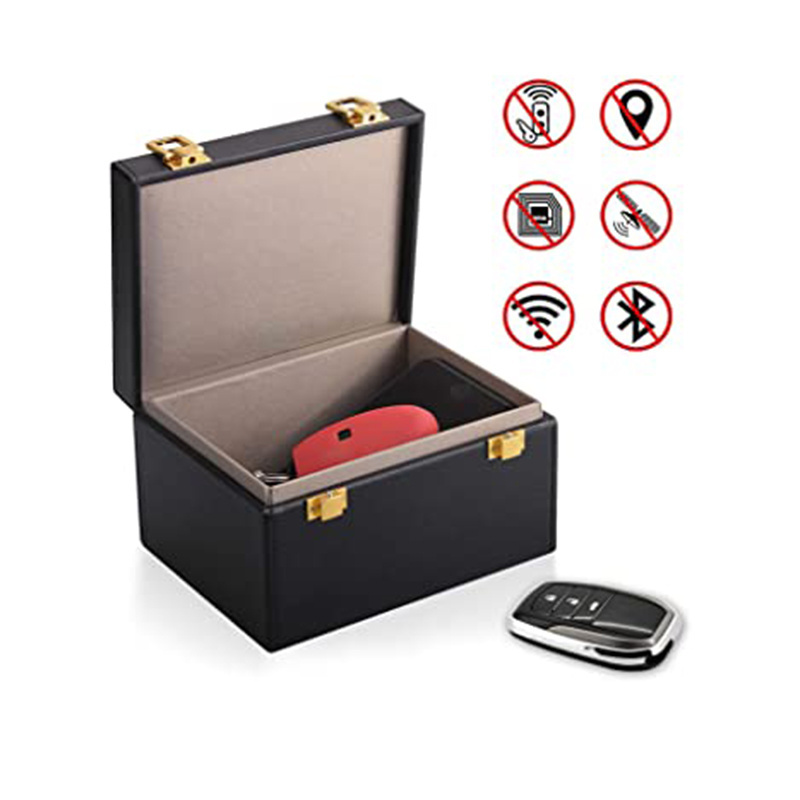 Jammer box for keys faraday signal blocker rfid blocking car key case