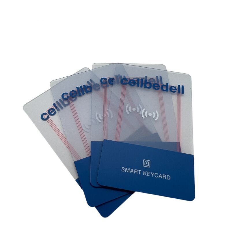 Custom blank credit card  transparent RFID Apply to print business card visa standard clear NFC card