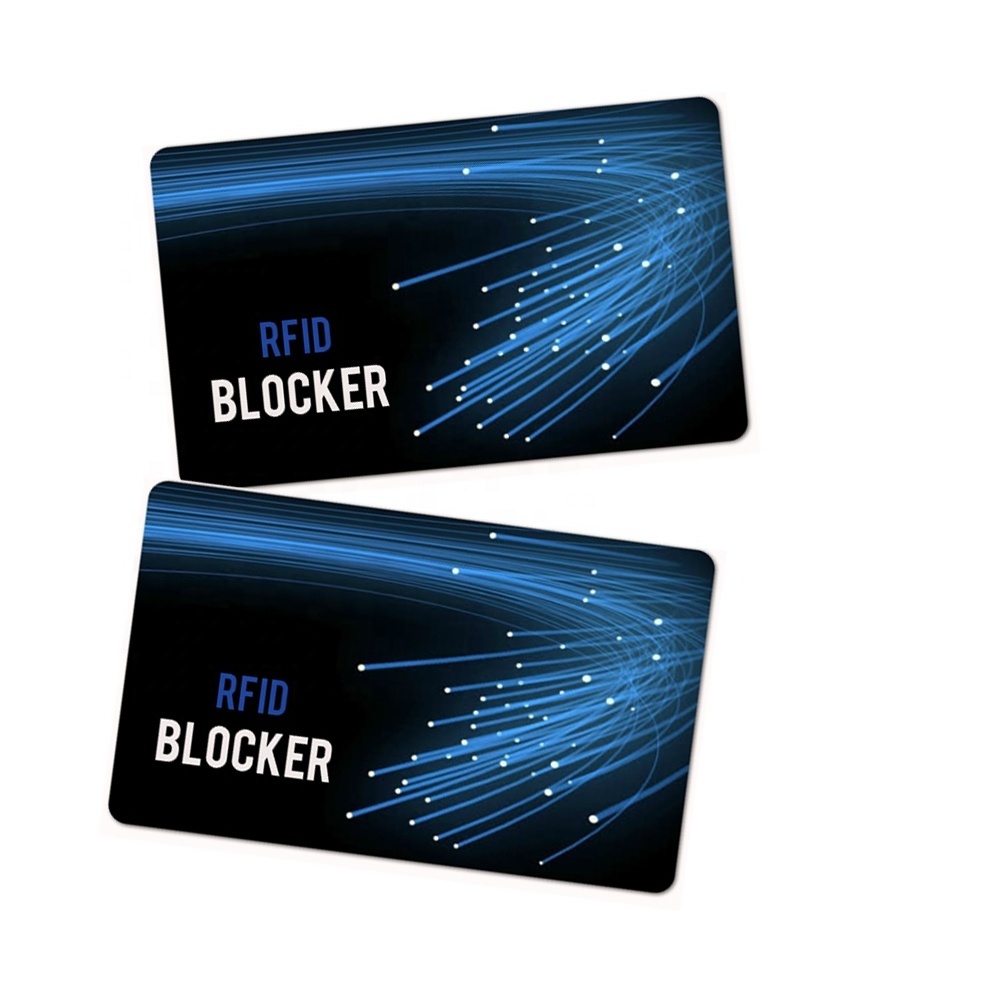 Anti Scanner 13.56MHz Credit Card RFID Blocker NFC Card Skimmer Chip RFID Blocking Card