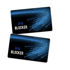 Anti Scanner 13.56MHz Credit Card RFID Blocker NFC Card Skimmer Chip RFID Blocking Card