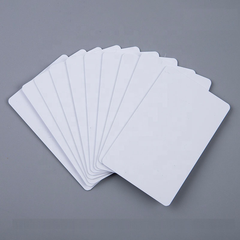 Printable NFC Business Cards NTAG215 Rewritable RFID Blank White Card