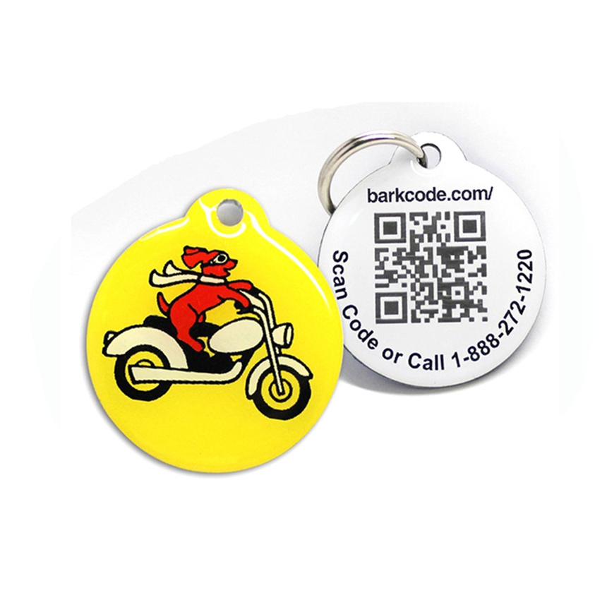 Pet Tag RFID Waterproof NFC Pet Tag With QR Code Dog Tag Necklaces