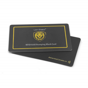 High Quality Luxury Thick Name Screen Printing Logo NFC Black Golden Business Cards For Professional Look