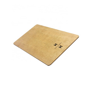 Programmable blank bamboo business card RFID wooden smart card