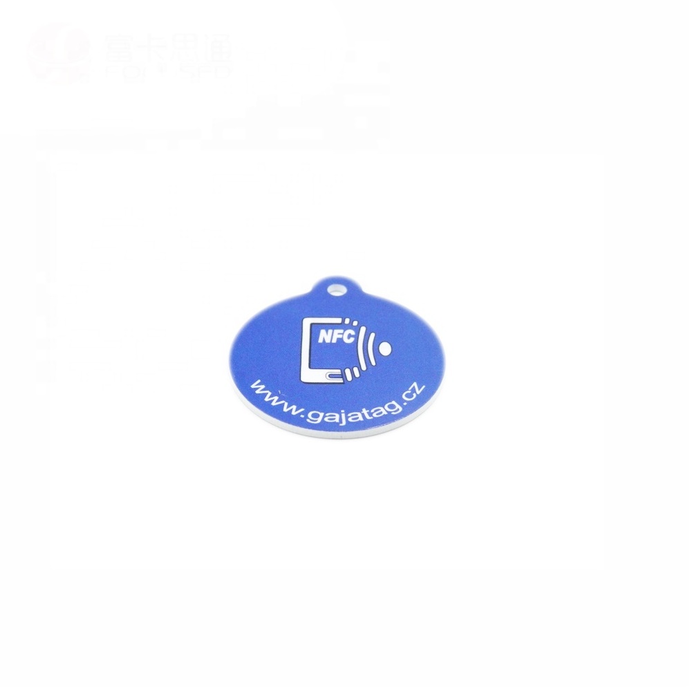 Qr Code NFC Pet Tracking Printed Epoxy NFC Dog Tag