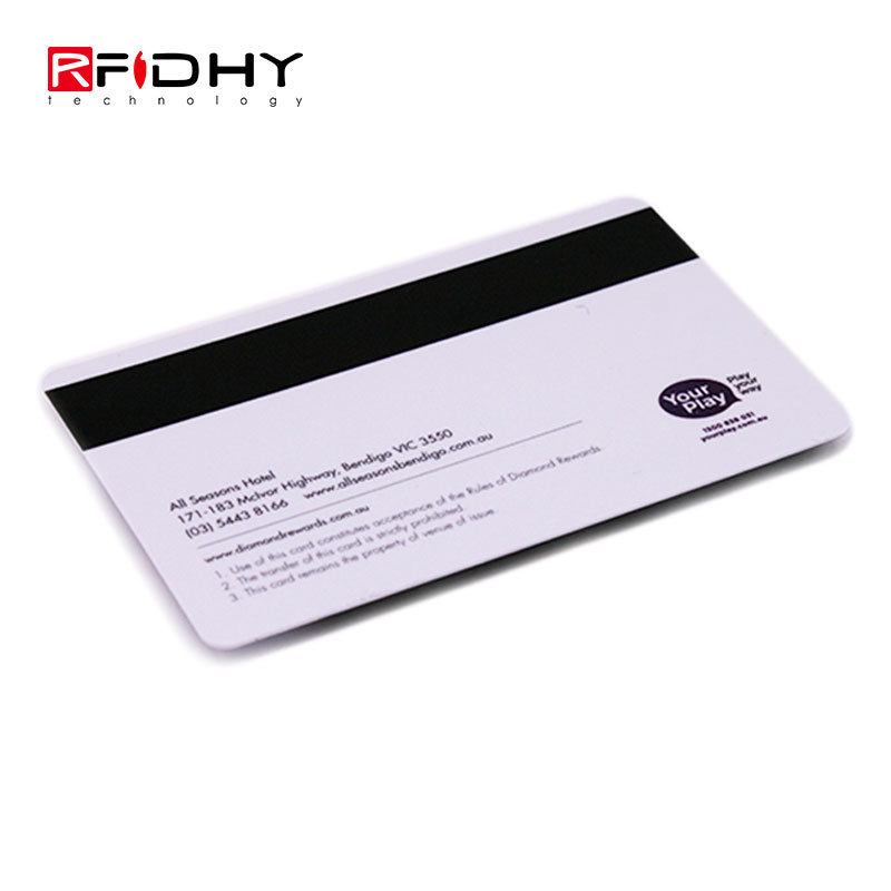 Universal ATM Card Size Plastic Magnetic Card, Signature Panel Cards, Loyalty RFID Card