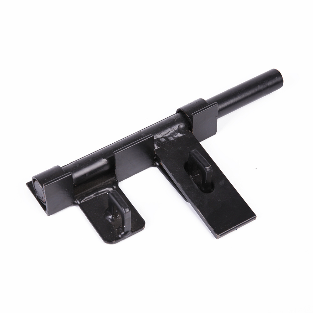 High Quality Black Steel Gate Latch Lockable One Side Two Sided Powder Coated Latch Hardware Fence Latch