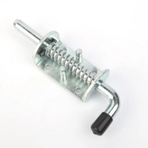 OEM Heavy Duty Stainless Steel Spring Pin Latch Barn Door Lock Assembly 1/2" Spring Bolt Latch for Utility Trailer Gate