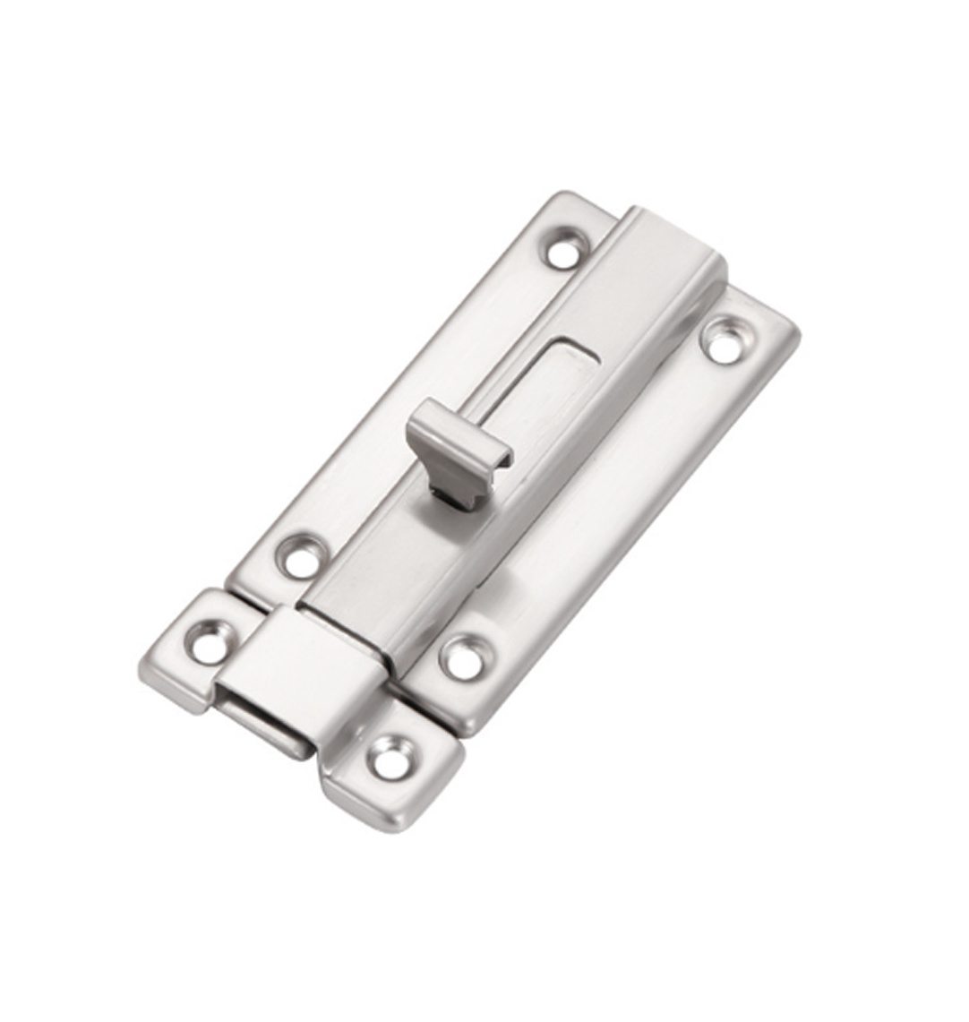 DOOR LATCH / TWO-WAY SLIDE LATCH,  STAINLESS STEEL SATIN POLISHED