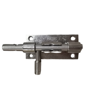 DOOR LATCH / TWO-WAY SLIDE BOLT LATCH,   VIBRATION POLISHED