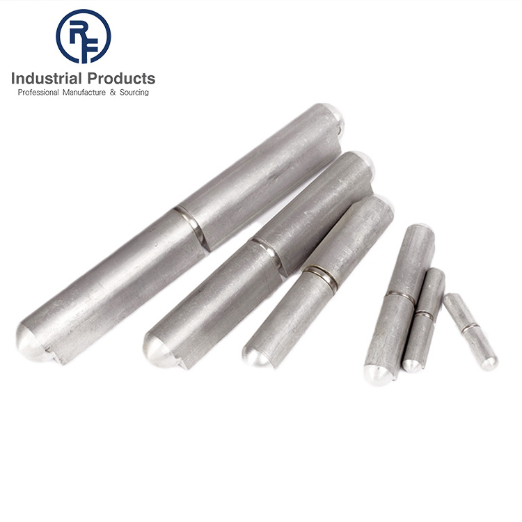 Hardware Rf Aluminum Plain 1-5/8'' Iron Gate Stainless Steel Pin Bullet Welding Door Hinges Bushing Bullet Weld on Hinges