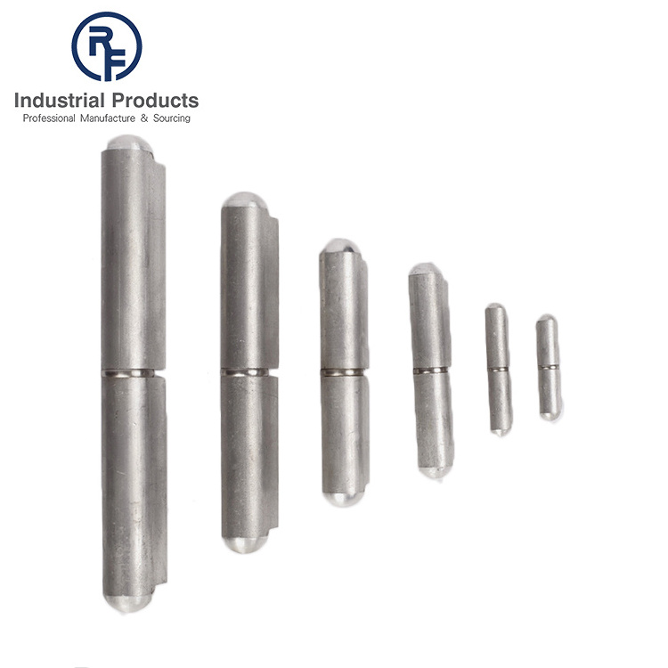 Hardware Rf Aluminum Plain 1-5/8'' Iron Gate Stainless Steel Pin Bullet Welding Door Hinges Bushing Bullet Weld on Hinges