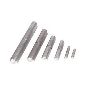 Hardware Rf Aluminum Plain 1-5/8'' Iron Gate Stainless Steel Pin Bullet Welding Door Hinges Bushing Bullet Weld on Hinges