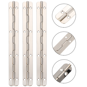 Factory OEM Continuous Piano Hinges Furniture Custom 304 Stainless Steel 180 Degree Metal Long Piano Hinge