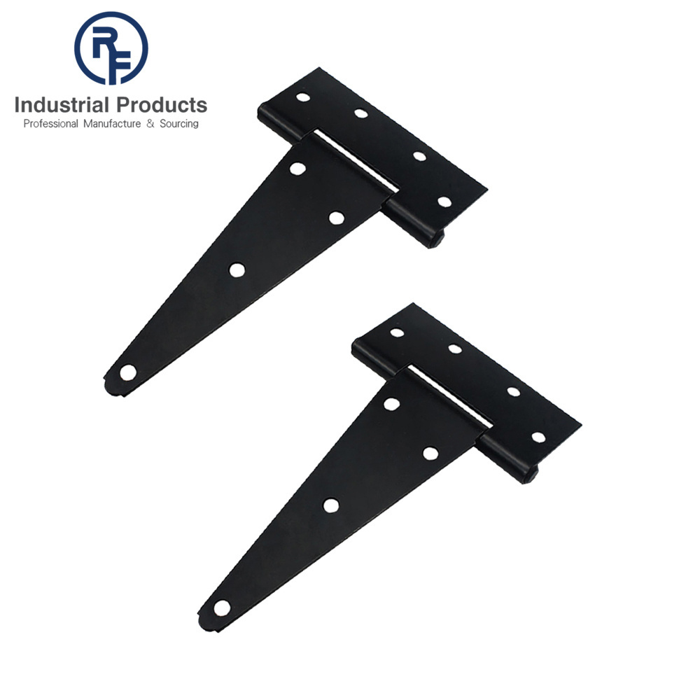 Wholesale Hardware Hidden Heavy Duty Swing Door Hinges Black Decorative Tee Hinge Gate T Hinge