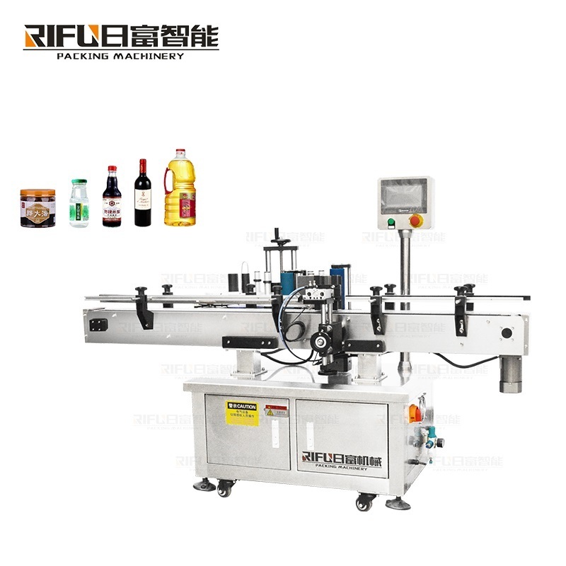 Cold wet glue labeling machine automatic tin can paste labeling applicator/vinegar sauce glass bottle cold glue labeller