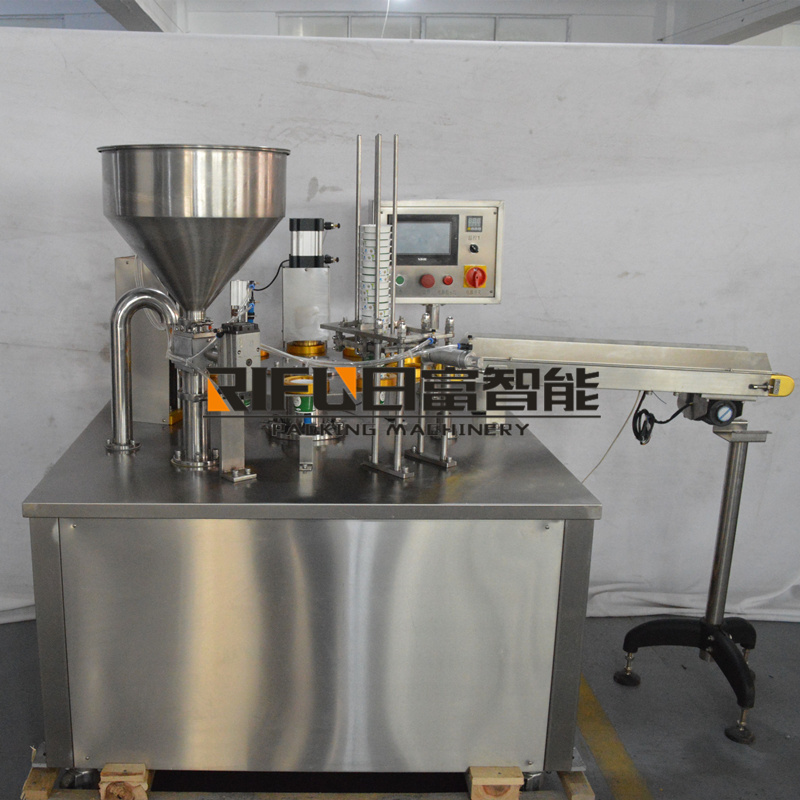 Automatic yogurt  pudding ice cream water jelly cup filling sealing machine yogurt packaging machine