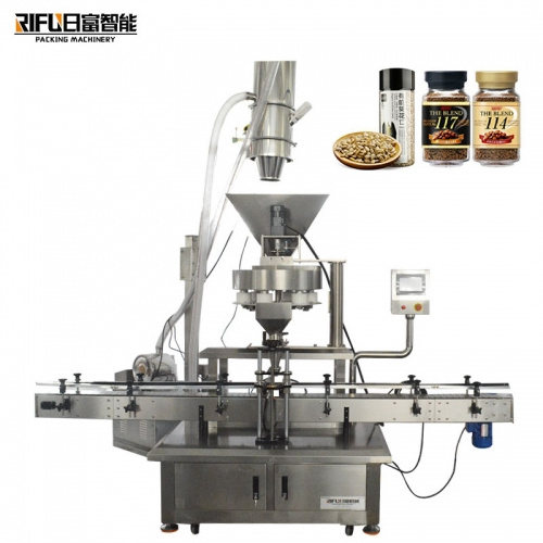 Automatic Double-head Electric Scale Potato Chips Candy Spice Granule Filling Machine