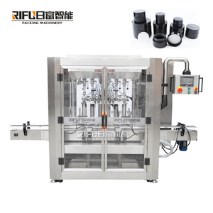 Automatic 4 Heads Servo Piston Pump Cosmetic Bottle Liquid Soap Filling Machine