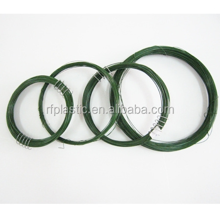 100 m colored Painted Galvanized Iron wires garden plant tie wires painted black green steel wires garden binding ties